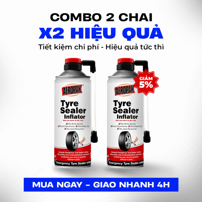 Bình Vá Lốp Khẩn Cấp - Aeropark 001 - Ảnh 2