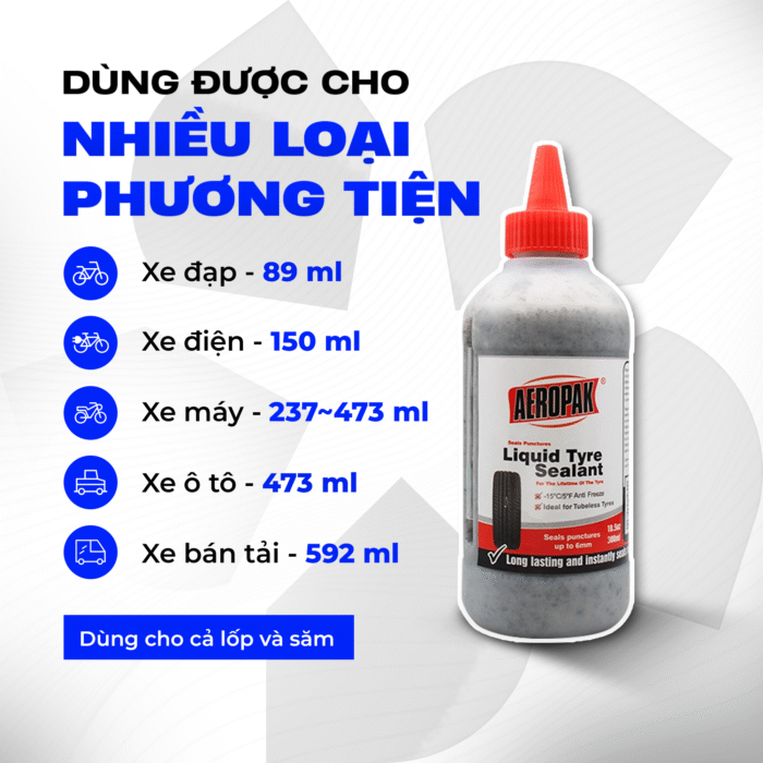 Dung Dịch Bảo Vệ Lốp - Aeropak 002 - Ảnh 11