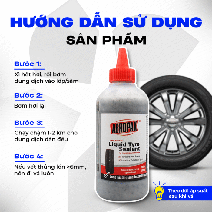 Dung Dịch Bảo Vệ Lốp - Aeropak 002 - Ảnh 5