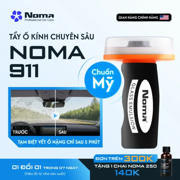 Dung Dịch Tẩy Ố Kính Chuyên Sâu - Noma 911