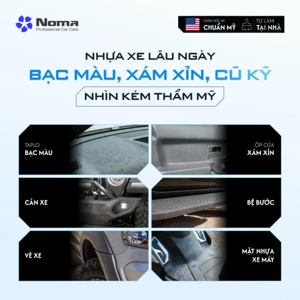 NOMA 250 - DUNG DỊCH PHỤC HỒI NHỰA NHÁM NGUYÊN BẢN