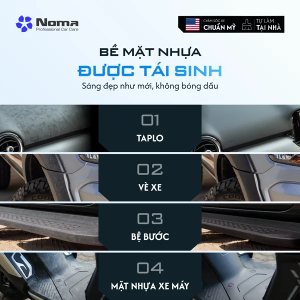 NOMA 250 - DUNG DỊCH PHỤC HỒI NHỰA NHÁM NGUYÊN BẢN