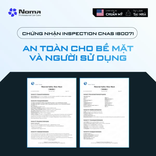 NOMA 250 - DUNG DỊCH PHỤC HỒI NHỰA NHÁM NGUYÊN BẢN