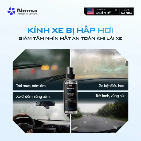 NOMA 310 - CHAI XỊT CHỐNG HẤP HƠI KÍNH CHUYÊN NGHIỆP