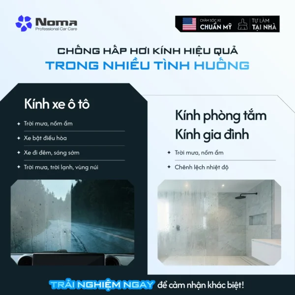 NOMA 310 - CHAI XỊT CHỐNG HẤP HƠI KÍNH CHUYÊN NGHIỆP
