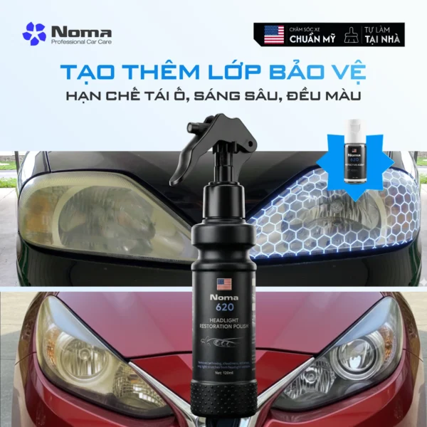 NOMA 620 - BỘ PHỤC HỒI, LÀM MỚI, BẢO VỆ ĐÈN PHA