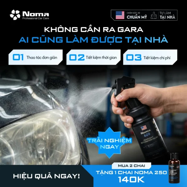NOMA 620 - BỘ PHỤC HỒI, LÀM MỚI, BẢO VỆ ĐÈN PHA