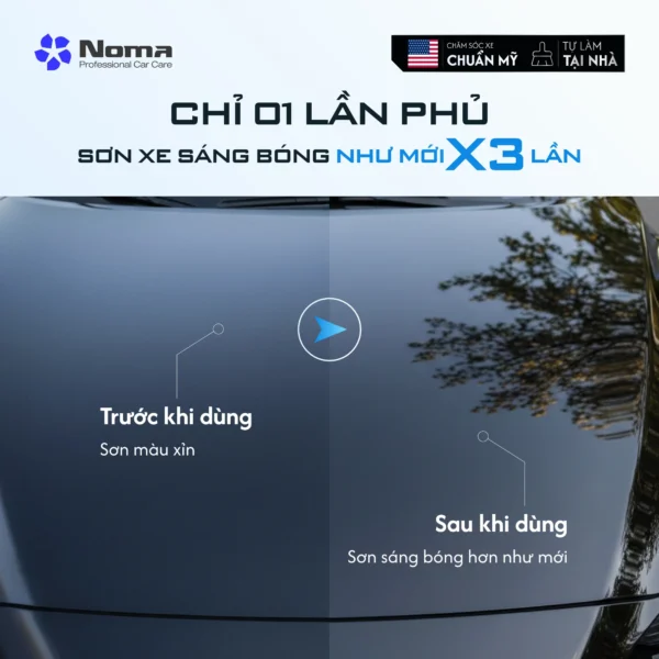 NOMA 890 - DUNG DỊCH XỊT  BÓNG, LÀM MỚI SƠN XE
