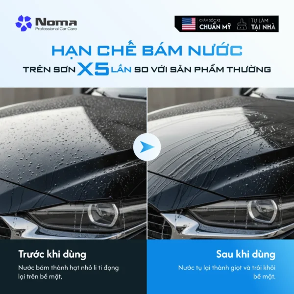 NOMA 890 - DUNG DỊCH XỊT  BÓNG, LÀM MỚI SƠN XE