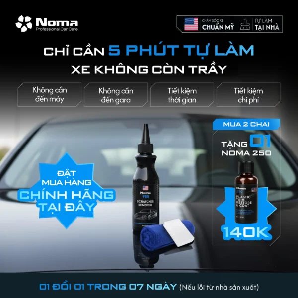NOMA 955 - DUNG DỊCH LOẠI BỎ VẾT TRẦY SƠN XE CHUYÊN NGHIỆP