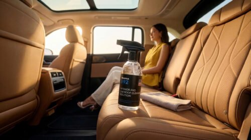 Nhấp để xem toàn màn hình Làm sạch bề mặt nỉ và da ô tô photo review