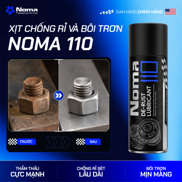 NOMA 110 - Bình xịt chống rỉ và bôi trơn đa năng