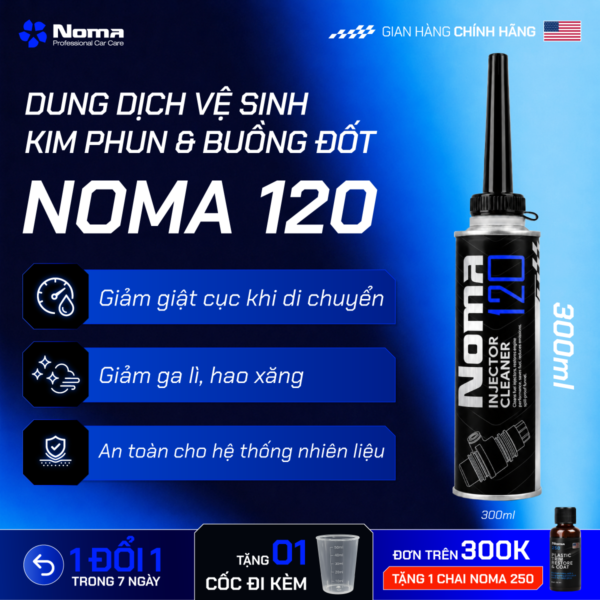 NOMA 120 - Dung dịch vệ sinh kim phun & buồng đốt