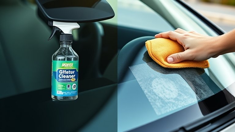 NOMA 911 được thoa lên kính ô tô để tẩy ố vàng và làm sạch, tạo bề mặt trong suốt sáng bóng