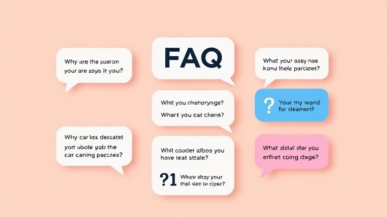 Phần câu hỏi thường gặp về vệ sinh làm sạch ghế nỉ ô tô, hiển thị các câu hỏi phổ biến từ chủ xe