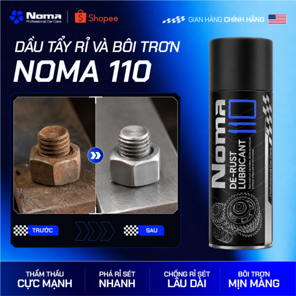 Dầu tẩy rỉ bôi trơn Noma 110 - tẩy rỉ nhanh chóng