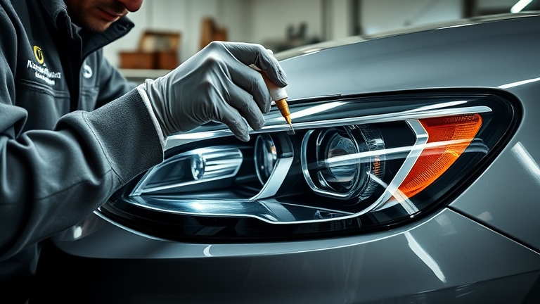 Bảo dưỡng và duy trì đèn pha sau phục hồi: phủ lớp bảo vệ nano kính để chống tái ố vàng và kéo dài hiệu quả