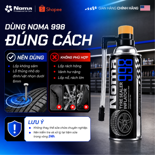 Điều kiện phù hợp và không phù hợp khi sử dụng Noma 998