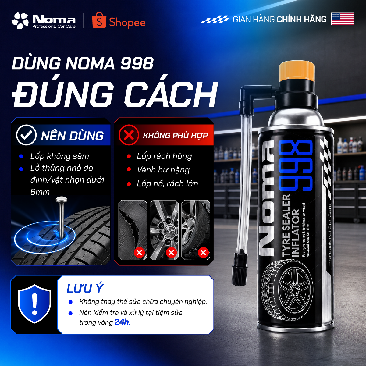 Điều kiện phù hợp và không phù hợp khi sử dụng Noma 998