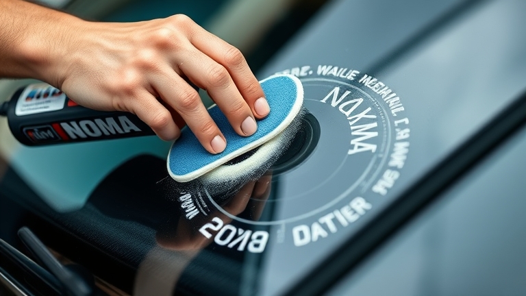 Chi tiết cách sử dụng NOMA 911 tẩy ố kính ô tô, áp dụng sản phẩm theo kỹ thuật chuyên nghiệp
