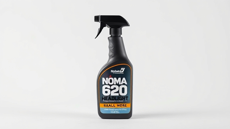 NOMA 620 phục hồi đèn pha được sản xuất qua đối tác OEM quốc tế đạt chuẩn ISO, công thức 2 bước tẩy sạch và phủ bảo vệ