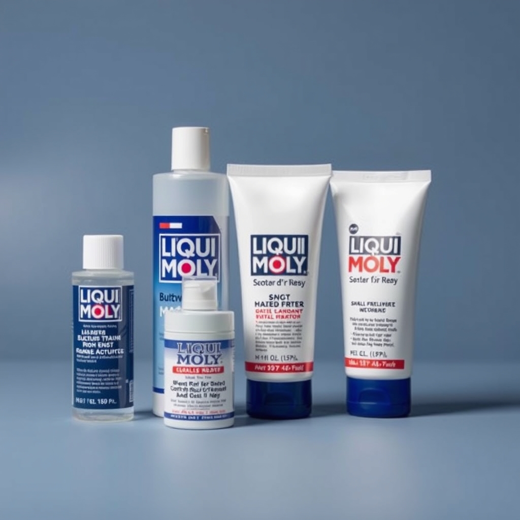 Products from Liqui Moly quality comparison.